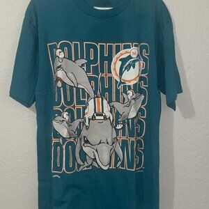 Vintage 1994 Miami Dolphins NFL T Shirt Single Stitch Men's